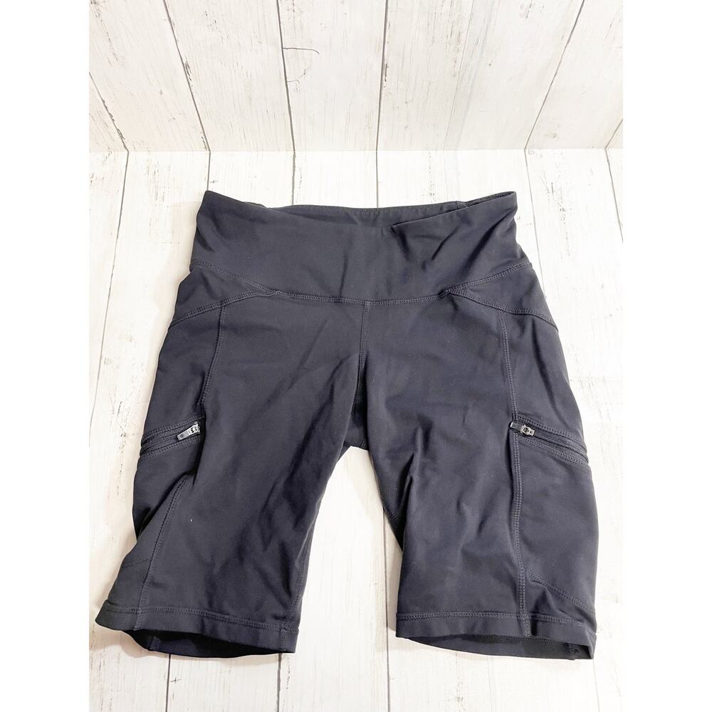 Athleta Drifter Jammer Bike Shorts Black Size S